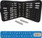 The Beadsmith Steel Alphabet Stamps - Metal Elements - Uppercase Gothic Font - A-Z Letters Plus “&” Symbol - Storage Case Included - Used for Stamping & Personalizing Soft Metals